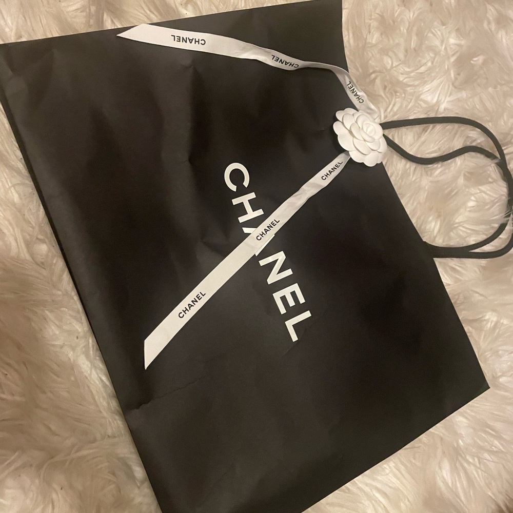 Authentic Chanel shopping bag-large